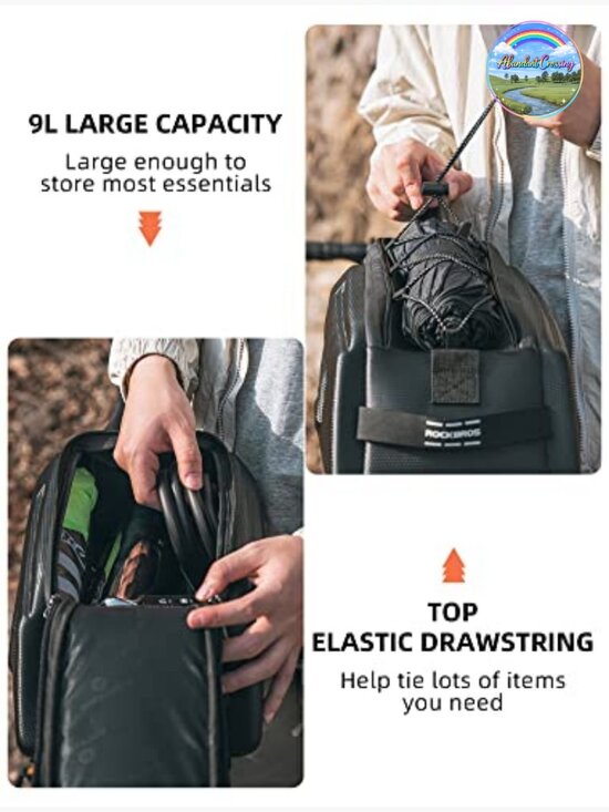 9L Hard Shell Bike Rear Rack Bag Large Pannier Waterproof Bicycle Trunk Bag main image 5
